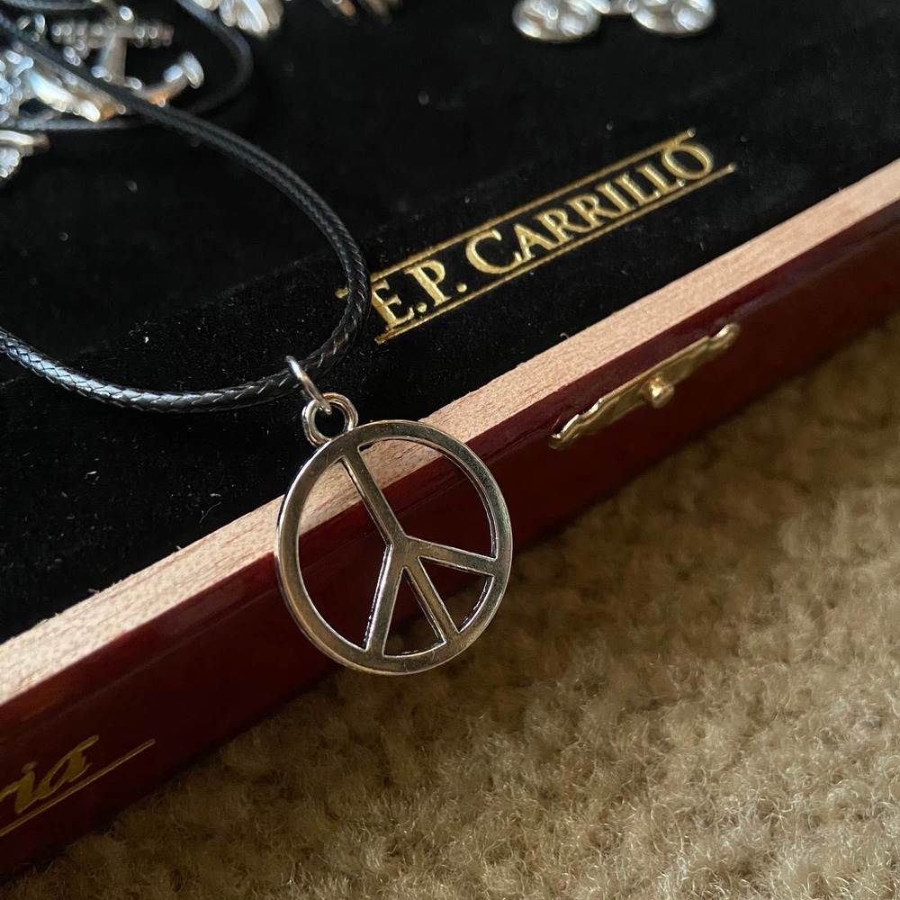 Peace Circle - Silver Necklace